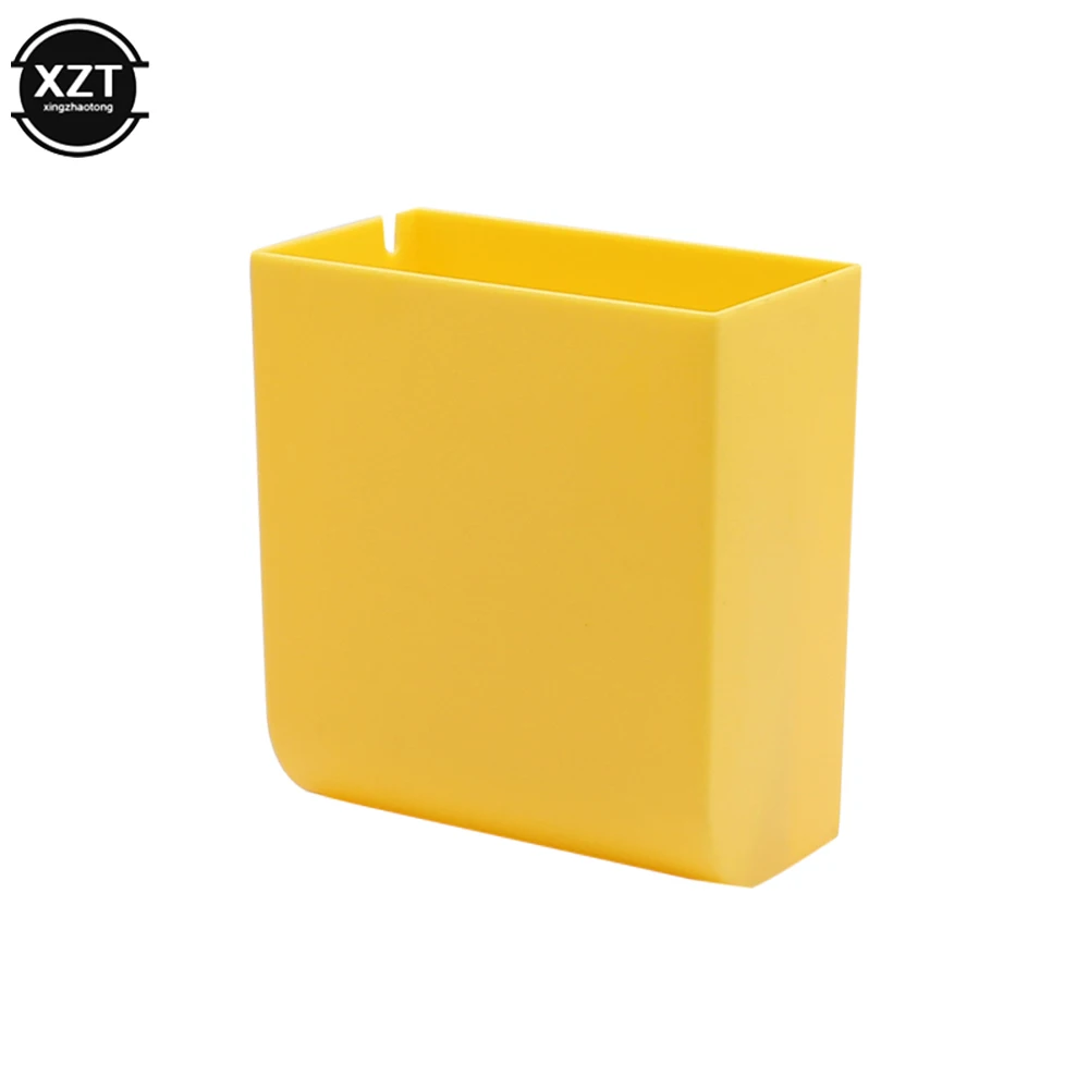 boîte-de-rangement-jaune-en-plastique
